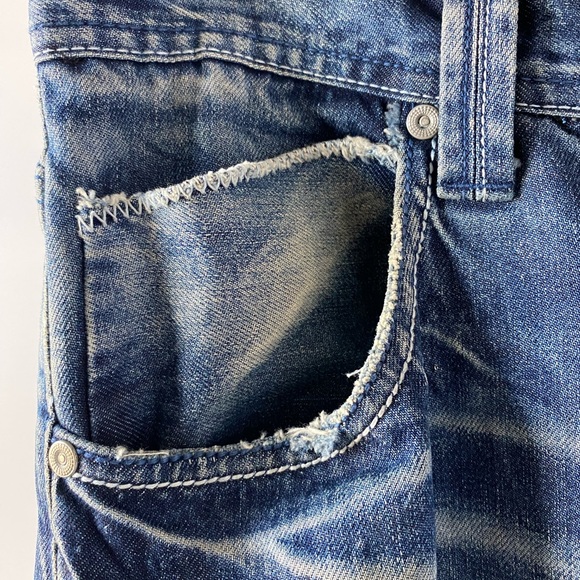 Takeshy Kurosawa x Pendium Distressed Italian Denim Jeans Men’s 33 - Picture 8 of 12